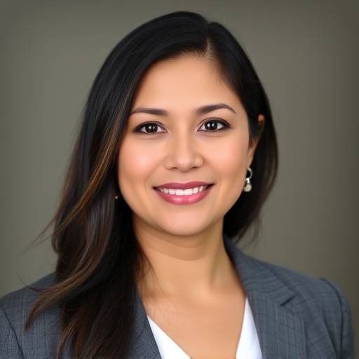 Portrait of Elena Rodriguez, Financial Analysis Instructor.