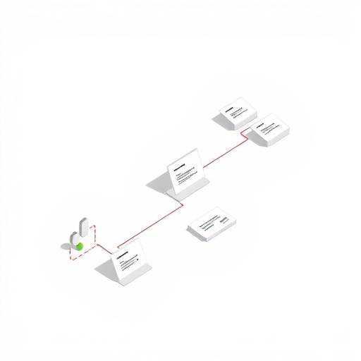 Project management workflow diagram.